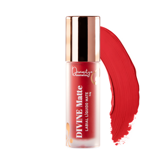 DIVINE MATTE LABIAL LÍQUIDO CREMOSO (02 Rojo Embrujo)